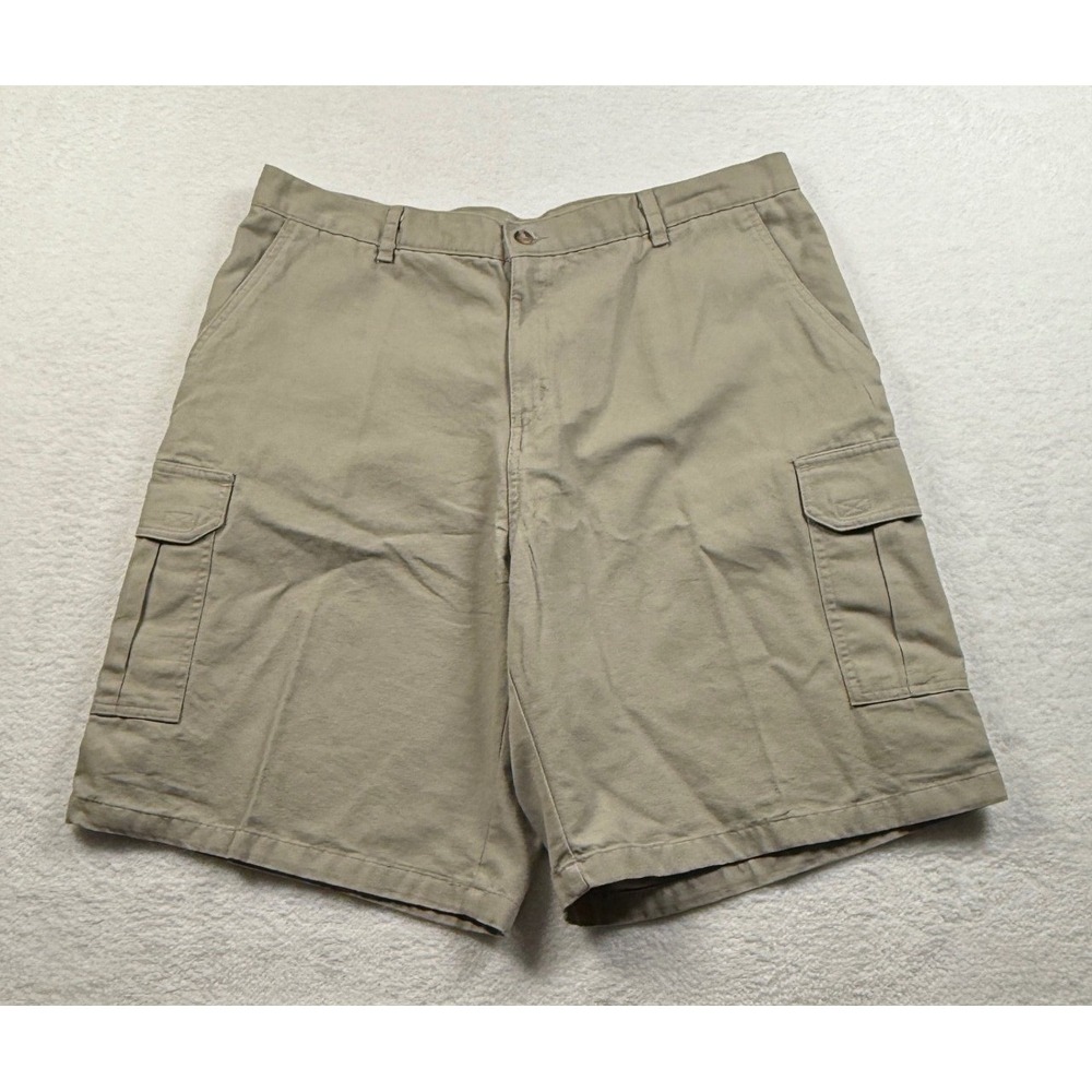 Puritan Cargo Shorts Casual Outdoor Hiking Travel Khaki Beige‎ Mens Size 36